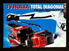 1980s Tyrolia Total Diagonal Ski Bindings Vintage Skiing Products Models Booklet