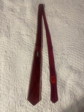 Vtg Cardinal Brand Unique Burgandy Men's Tie