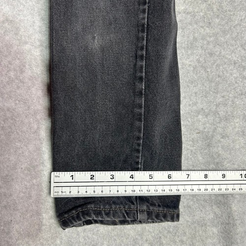 Vintage Levis SilverTab Jeans Boys 9 Black Loose Slim Fit Denim 100% Cotton USA - Picture 7 of 9