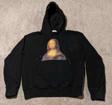 Off White Hoodie Mens Large Virgil Abloh Blurred Mona Lisa Arrows 2013 Sweater