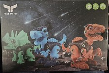 Free To Fly DIY -3 Take apart Dinosaur Toys, age 3 , Plastic, w directions NEW