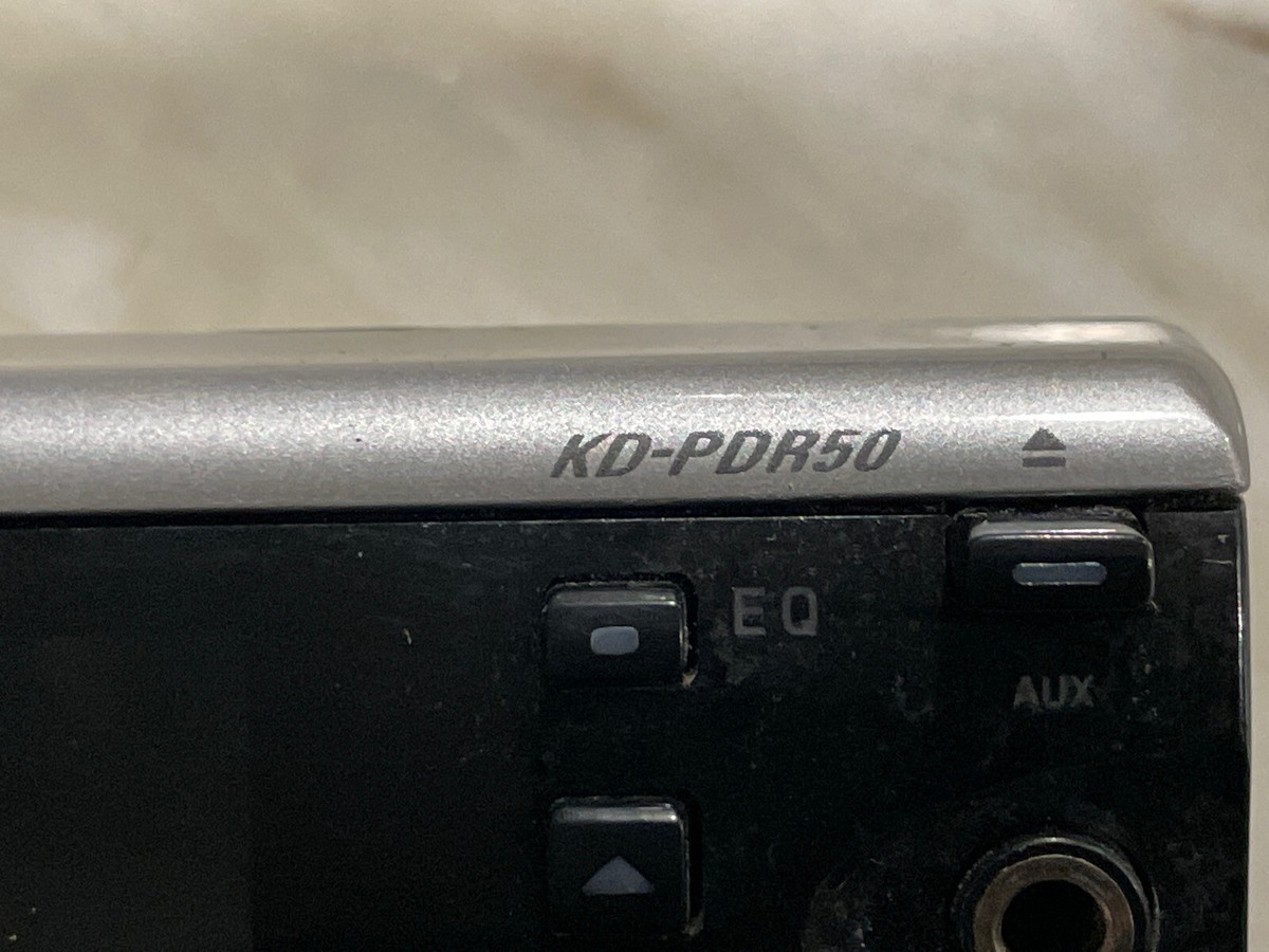JVC KD-PDR50 CAR STEREO ONLY ONLY JVC KD-PDR50 FACEPLATE ONLY OEM