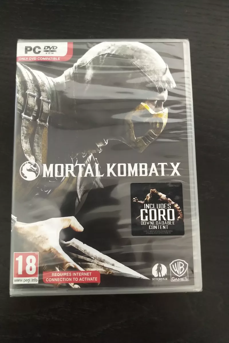 MORTAL KOMBAT X INCLUDES GORO DLC PC DVD NEW SEALED FREE SHIPPING