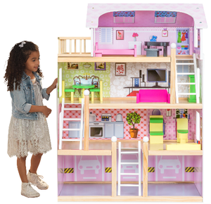 wood doll house