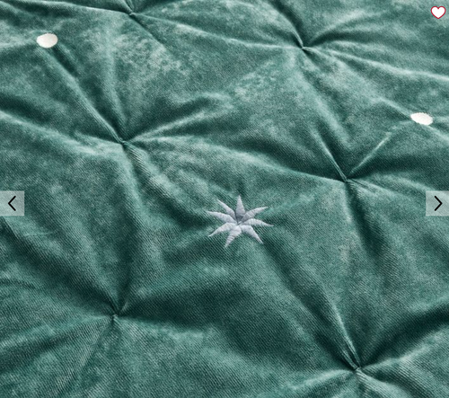 POTTERY BARN KIDS CHRIS LOVES JULIA TUFTED STAR CORDUROY QUILT ~ FULL/QUEEN - Picture 4 of 13