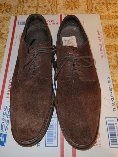 Cole Haan Brown Suede Oxford Shoes 