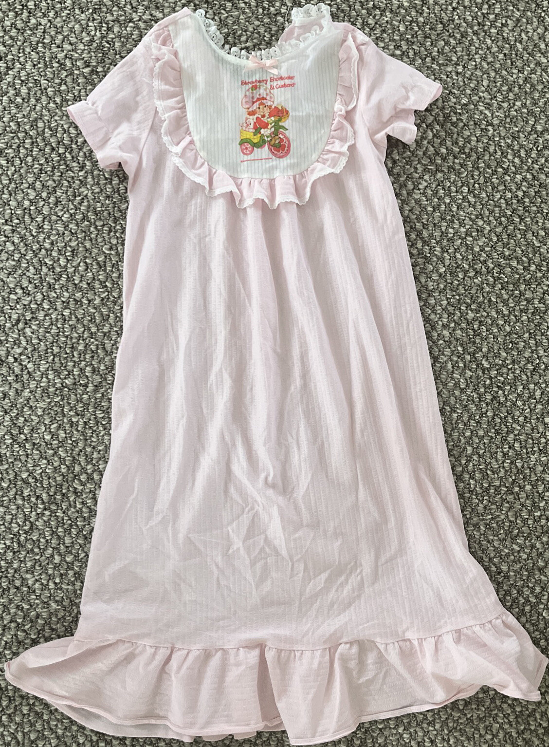 Vintage Strawberry Shortcake Nightgown 6X BATESJAMA Pink eBay