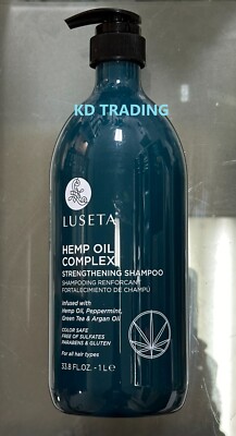LUSETA ~HEMP OIL COMPLEX Argan Oil Growth Stimulate STRENGTHENING SHAMPOO 1000ml