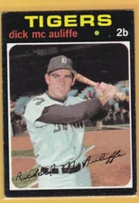 1971 TOPPS BASEBALL DICK MCAULIFFE #3 TIGERS VGEX/EX *83893