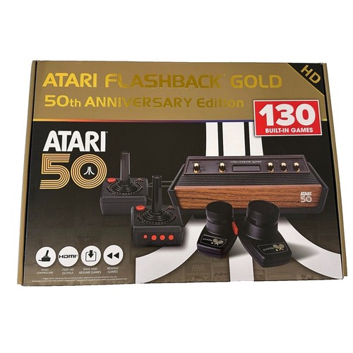 Atari Flashback 8 Gold Deluxe HD Console 40th Anniversary Edition