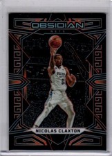 2022-23 Panini Obsidian - #8 Nic Claxton Orange /50 Super Short Print
