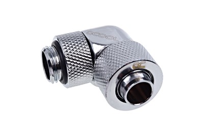 Alphacool Eiszapfen 13/10mm Anschraubtülle 90° drehbar G1/4 - Chrome
