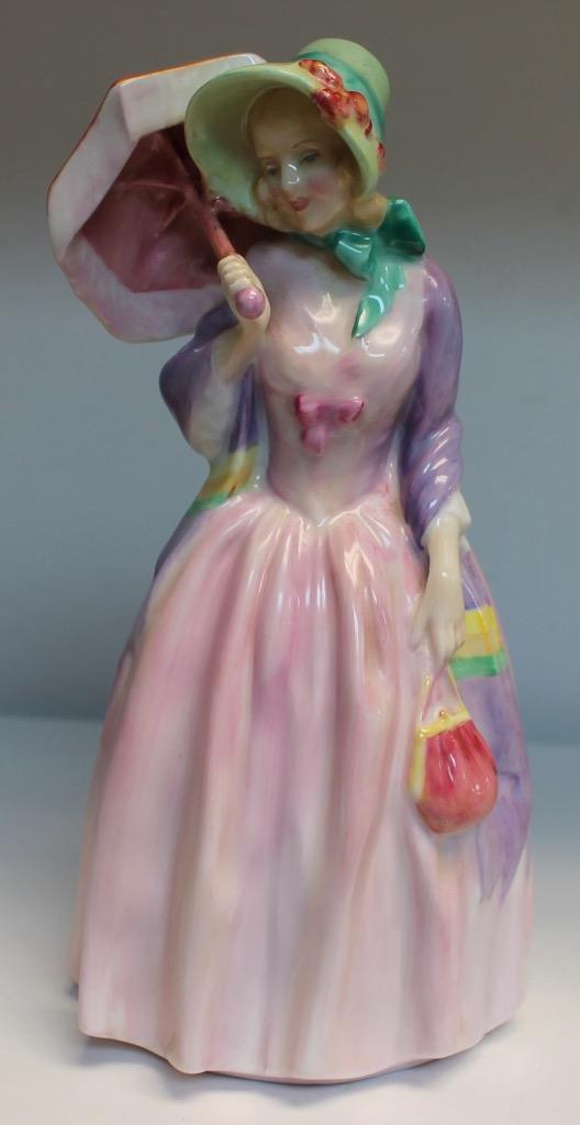 ロイヤルドルトン　MISS DEMURE Royal Doulton Figurine Miss Demure HN 1402 7 1/2
