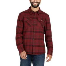Colorado Clothing Men's Flannel Shirt, Red, S