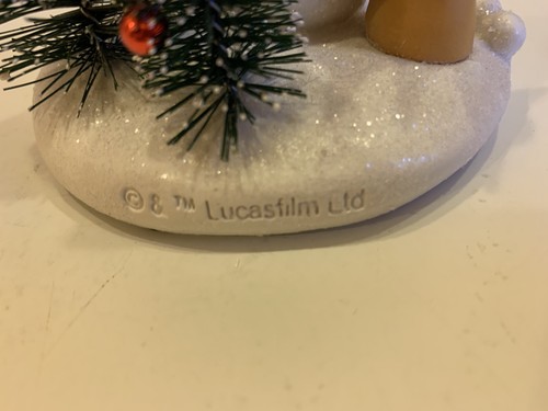 NEW St Nicholas Square Star Wars The Mandalorian Grogu & Snowman Table Top Decor - Picture 7 of 8