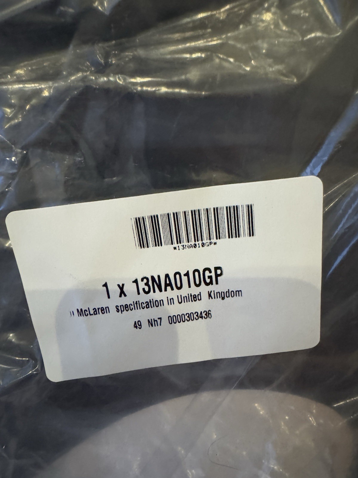 McLaren 570GT Cargo Area Trim Panel Base P/N 13NA010GP