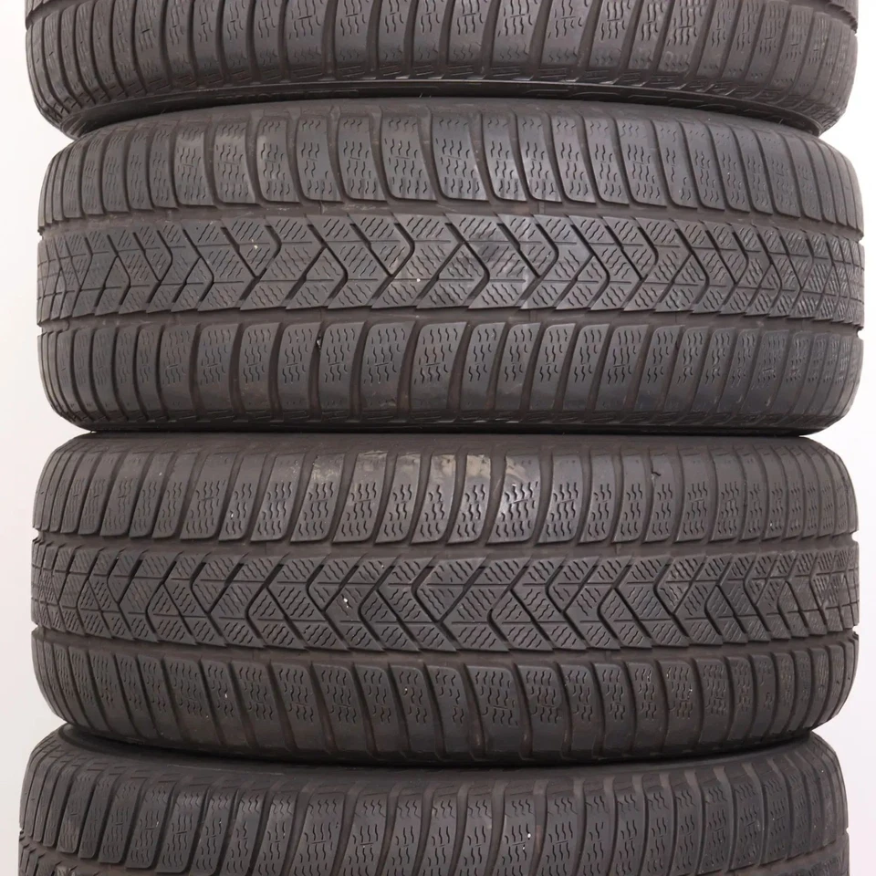 4x Winterreifen Pirelli Sottozero 3 245/45R18 100V XL MOE * RSC 4,5-5mm DOT22 - Bild 3 von 4