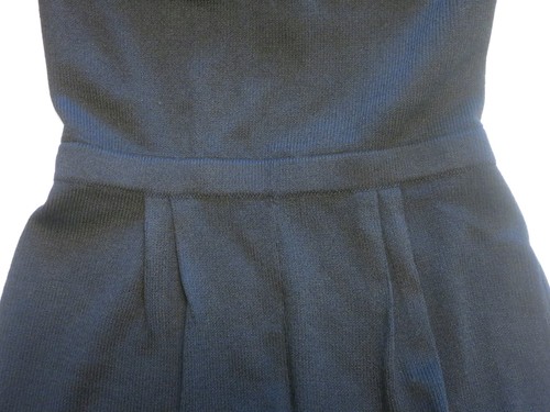 Vtg St John Evening Black Knit Sleeveless Halter Top Jumpsuit Romper Size 6 - Picture 10 of 20