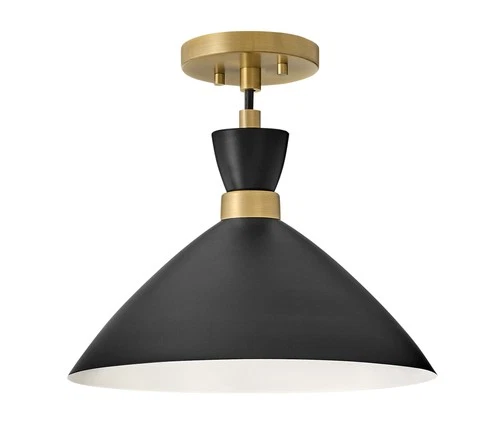 Lark 83257 Simon 1 light 13"W Pendant / Semi-Flush Ceiling - Picture 11 of 13