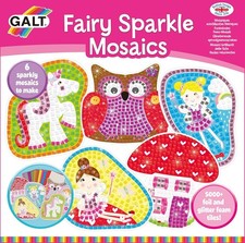 Image of Galt Fairy Sparkle Mosaics -Childrens Glitter Mosaic Set,Arts and Crafts Kit fo