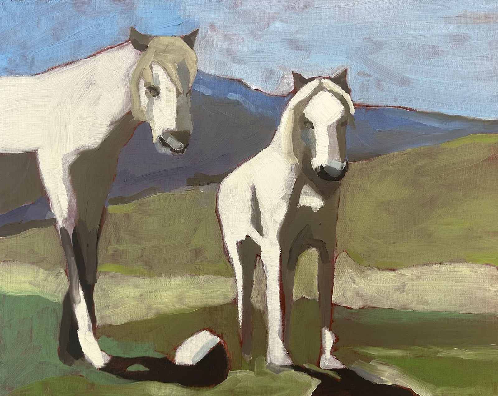 Original Horse Painting by Nora Jackson
