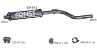 Ernst MittelschalldäMpfer 034012 FüR Opel Meriva GroßRaumlimousine S10