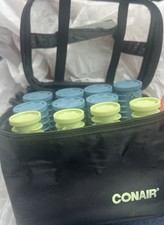 Conair Instant Heat Compact Travel Hairsetter Set 12 Rollers No Clips Mode HS28R