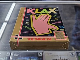 Klax (Nintendo NES,  1990) CIB Complete Game Box Manual Authentic TESTED
