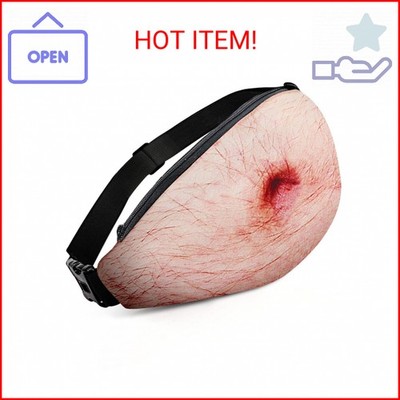 Bamomby Funny Gag Gifts White Elephant Gift Dad Belly Pack,Christmas Gag Gifts E