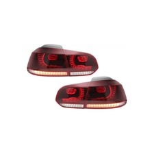 Rückleuchten Full LED für VW Golf 6 VI 08-13 Kirsche Rot R20 GTI Look LHD / RHD