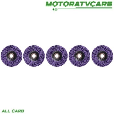 ALL-CARB 5× 4'' Poly Strip Disc Wheel Paint Rust Removal Clean For Angle Grinder