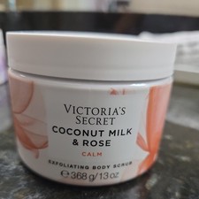 Victoria s Secret Coconut Milk Rose Calm Exfoliating Body Scrub 13 Oz New