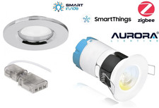 8x Aurora mPro ZIGBEE 6.5W Smart LED Downlights ( BATHROOM IP65 AND FIRE RATED )