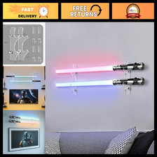 Acrylic Lightsaber Wall Mount Display Stand Holder - Perfect for Collectors, Swo