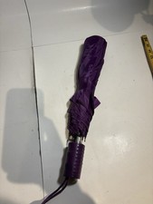 Purple Compact Folding Umbrella - Stylish Travel Accessory