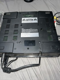 SEGA Saturn Home Console - Black MK-80000 (Power & AV Cables) & 3 Games Lot