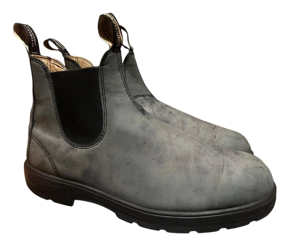Bota Chelsea Blundstone Cuero Genuino Rústica Negra Para Hombre Talla US 11 SPS México Foto 3 de 4