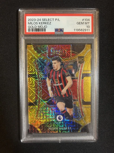 2023-24 PANINI SELECT PREMIER LEAGUE 104 MILOS KERKEZ GOLD MOJO