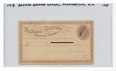#ad FROM BRADLEY HORTON UX3 ORANGE CANCEL VERY SCARCE $28.00