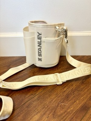 Stanley The All Day Quencher Carry All Cream Cup Holder With Strap