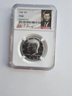 SILVER 1964 P KENNEDY HALF DOLLAR GRADED NGC 50C P MINT 90% AG COIN