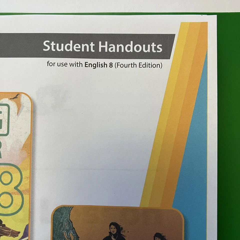 BJU Press Writing Grammar Literature Student Handouts English 8 Homeschool Curri - Imagem 3 de 4