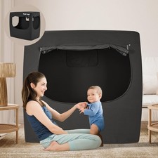 Blackout Cover for Pack N Play and Crib, Blackout Sleep Tent for Babies and T...