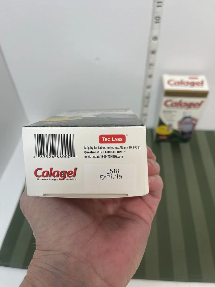 2 Botellas de Gel Antipicazón Calagel Máxima Fuerza Analgésico Tópico 6oz Foto 3 de 4