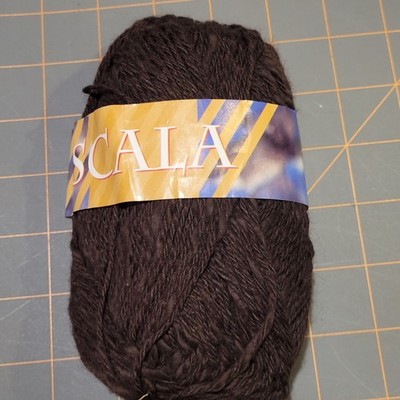 Vintage Sandnes Garn  Scala  Wool Blend - BROWN  Made in Norway