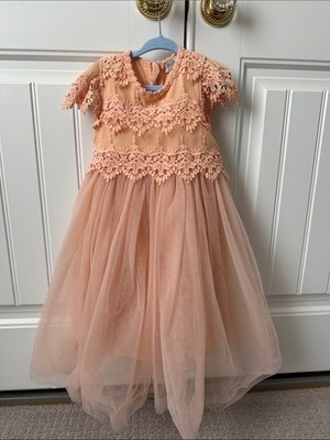Trish Scully child size 5 tulle & lace dress