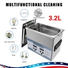 3.2L Ultrasonic Cleaner Cleaning Machine with Basket Heater and Timer 120W