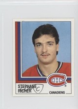 1987-88 Panini Album Stickers Stephane Richer #65 0q3