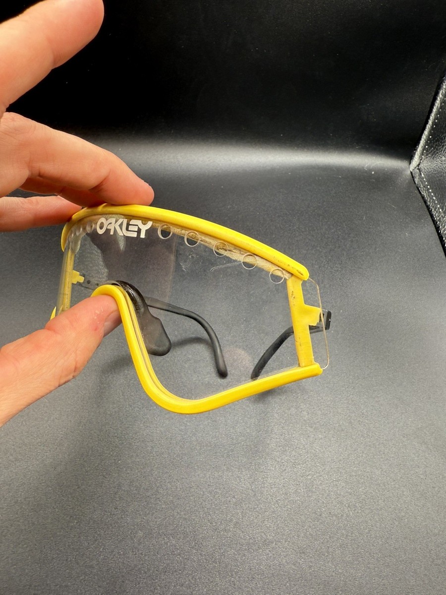 OAKLEY/Eyeshade/サングラス/ビンテージ/イエロー/ Oakley Eye Shade Gen 1 Yellow w/Vented Clear Lenses | eBay