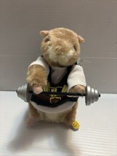 Zeke the Dancing Hamster GYM Weight Lifter Dances  Sings Everybody Dance Now